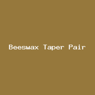Beeswax Taper Pair product photo placeholder