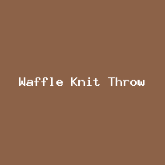 Waffle Knit Throw product photo placeholder