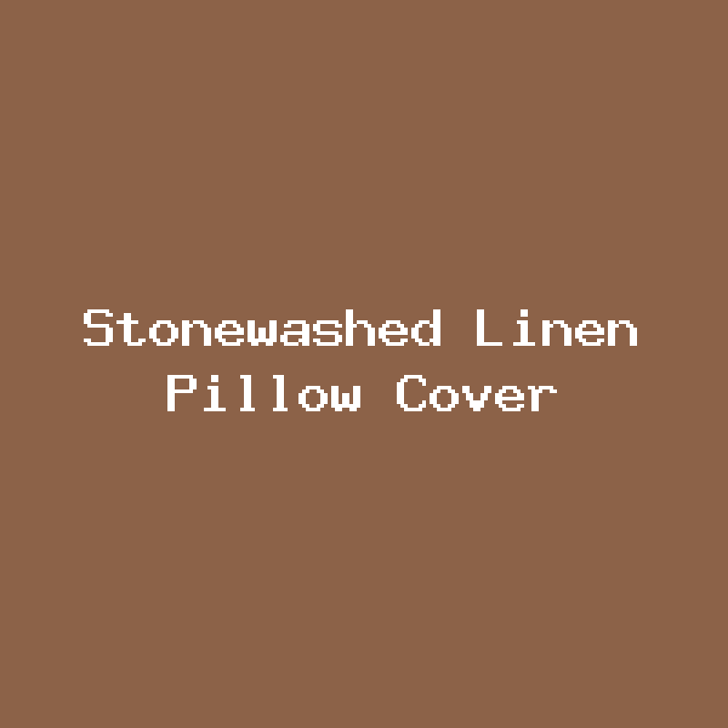 Stonewashed Linen Pillow Cover product photo placeholder