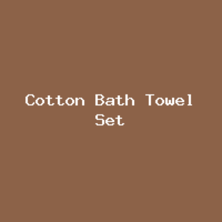 Cotton Bath Towel Set product photo placeholder