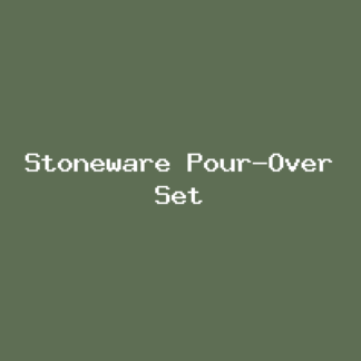 Stoneware Pour-Over Set product photo placeholder