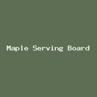 Maple Serving Board product photo placeholder