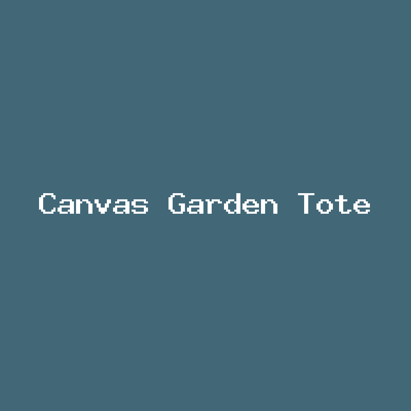 Canvas Garden Tote product photo placeholder