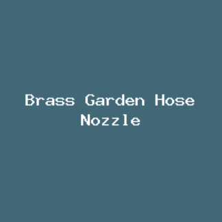 Brass Garden Hose Nozzle product photo placeholder