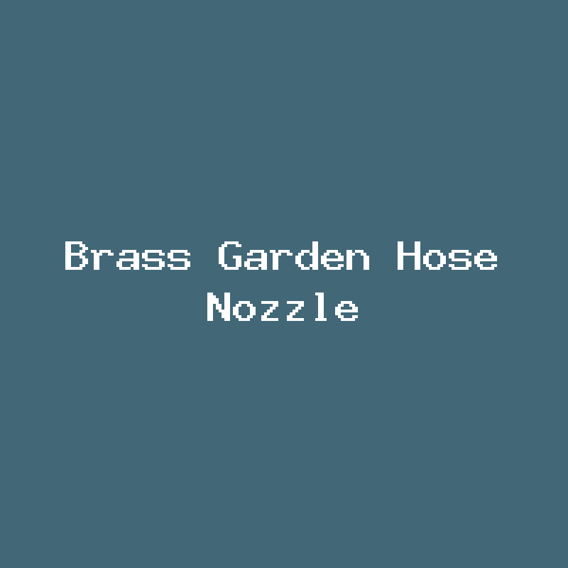 Brass Garden Hose Nozzle product photo placeholder