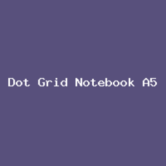 Dot Grid Notebook A5 product photo placeholder