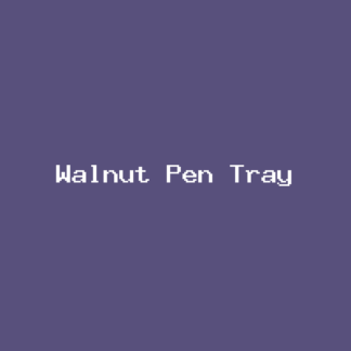 Walnut Pen Tray product photo placeholder
