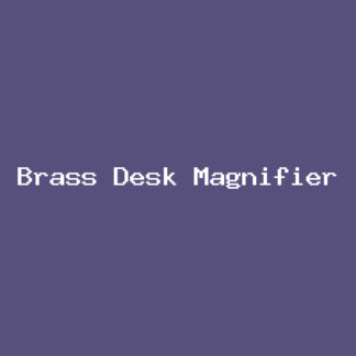 Brass Desk Magnifier product photo placeholder